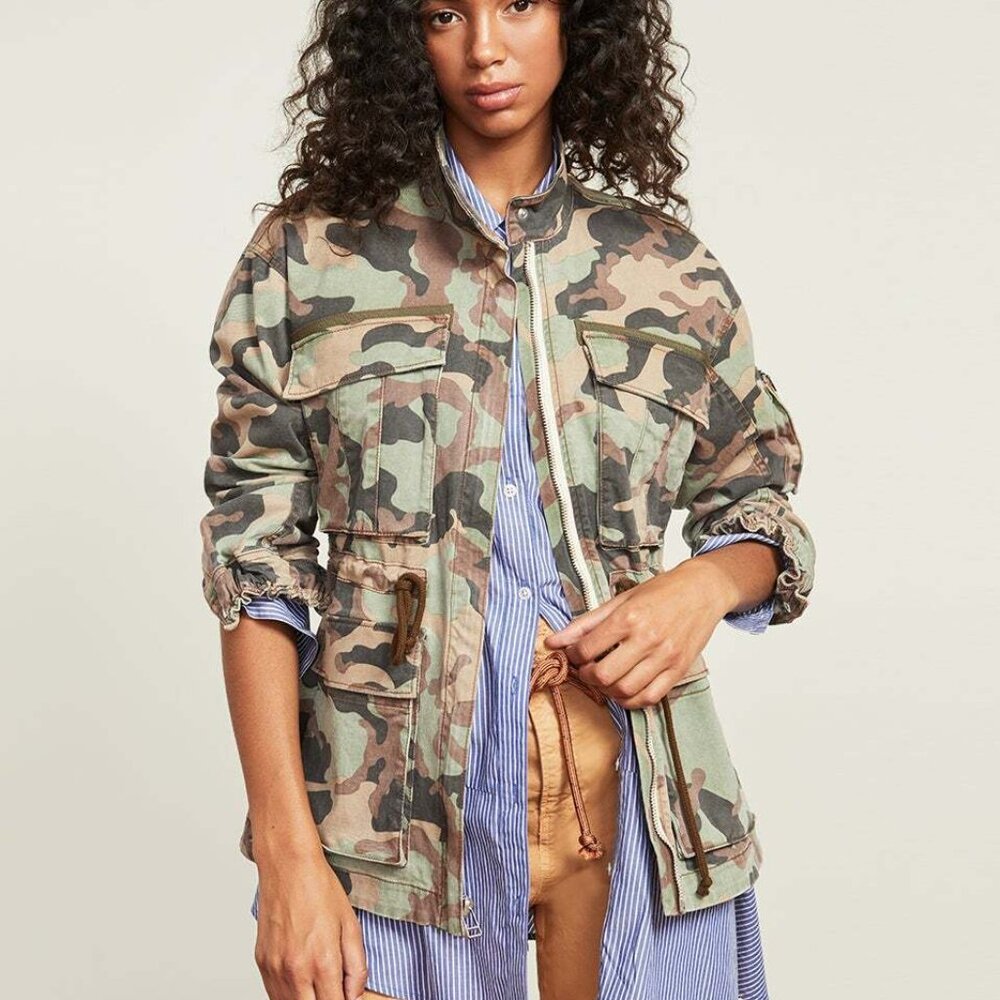 Veronica Beard Sumner Camo anorak, XS, NWOT - Picture 3 of 11